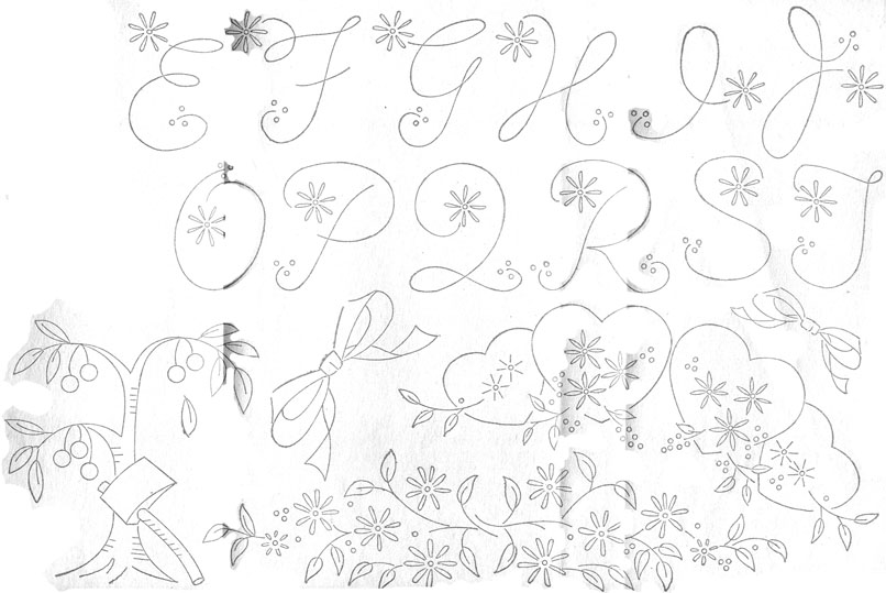 Women's workbasket alphabet-2