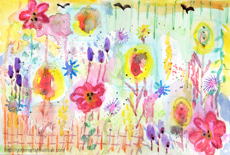 30 minute intuititve painting