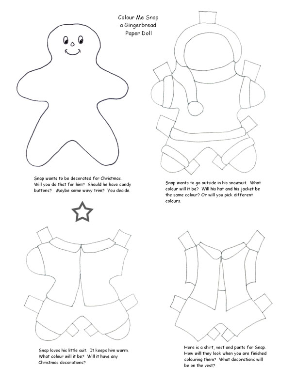 man paper doll template