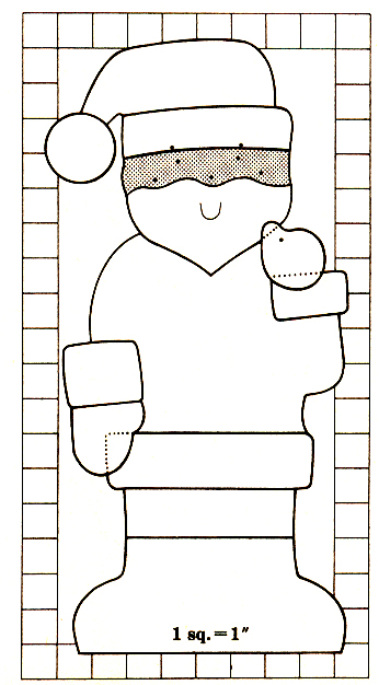 Santa Door Ornament Pattern