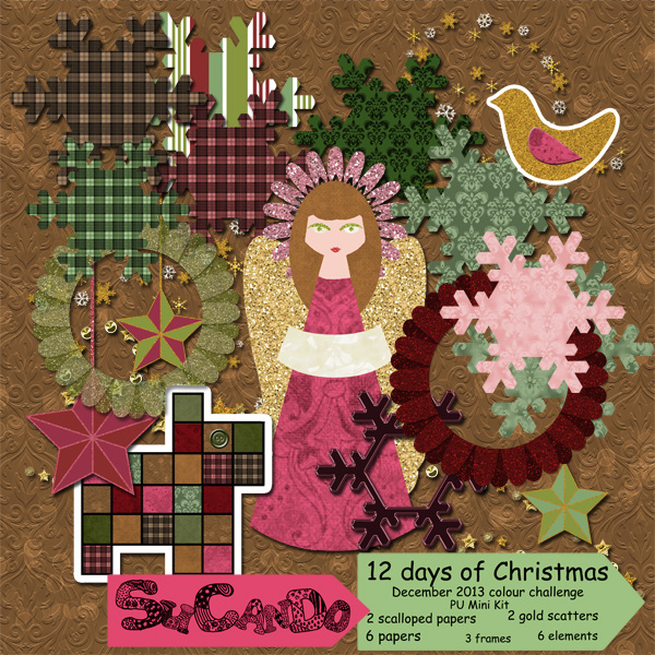 12 days of Christmas mini kit