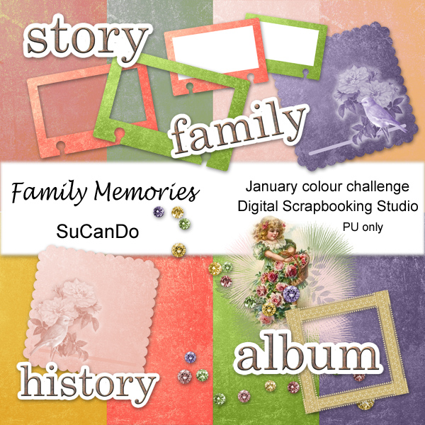 Family Memories Scrapbook Kit