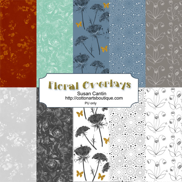 Floral Overlays