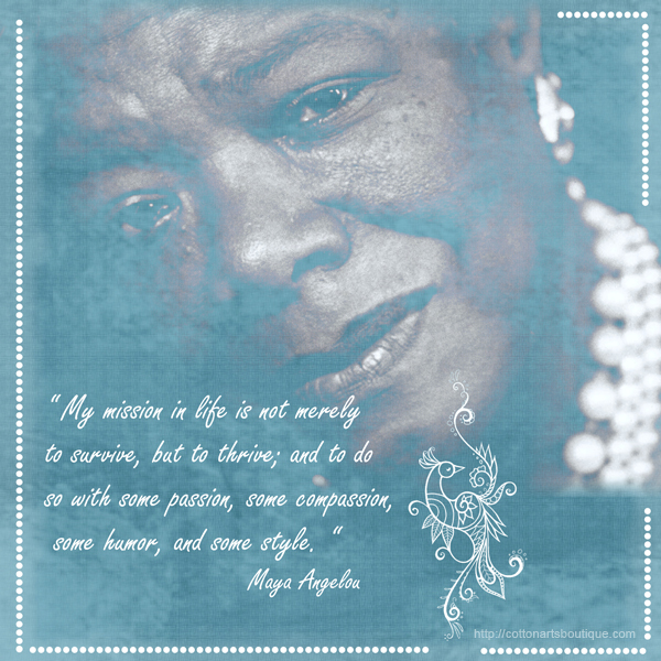 M . Maya Angelou